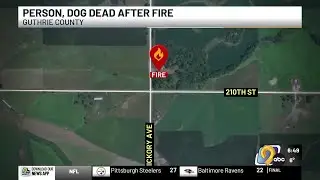 Person, dog found dead after shed fire in west-central Iowa