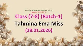 Kids Spoken English Class {7-8} [Batch-1] 28.01.2026