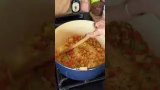 creamy lemon white bean & rice soup (vegetarian, recipe below!!)