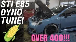STI E85 DYNO DAY | 2016 HYPER BLUE STI DYNO TUNE | 2015 2017 2018