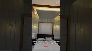 Room design/ Kerala home interior design/ ceiling design/ wall panel design/ room colour combo
