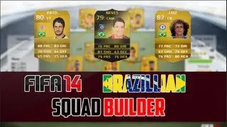 Fifa 14 | Brazilian Squad Builder | IF Thiago Neves, David Luiz & Pato |