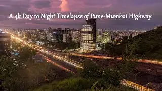 4k Day to Night Timelapse of Pune Mumbai Highway