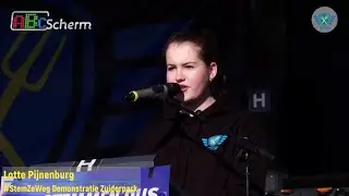 #StemZeWeg demo Zuiderpark: Lotte Pijnenburg