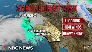 California braces for powerful storm with millions at risk for flooding, strong winds