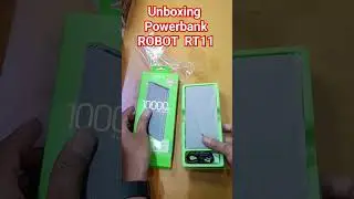 unboxing powerbank ROBOT RT11 10000MAh