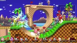 Modded SSBU - Team Amy rose vs Peppa Pig