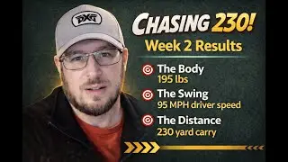 Chasing a 230 yard driver carry, Week 2 Results!