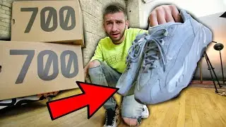 WORST YEEZY EVER?! ADIDAS YEEZY 700 V2 HOSPITAL BLUE RELEASE PICKUP!