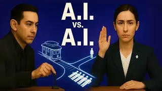Would You Sacrifice One Person to Save Five? A.I. vs. A.I. Debates The Trolley Problem 