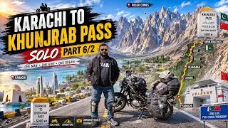 SOST last city before Pakistan China border | Solo Pakistan Motorcycle Tour