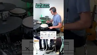 Level up your basic grooves - DRUM LESSON  #drums #drumlesson #drummer #musiclesson
