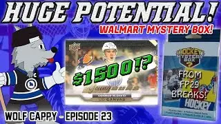 $1500 CARD!? Hockey Mystery Box - Giveaway Winner from FP29 Breaks - Wolf Cappy Episode 23