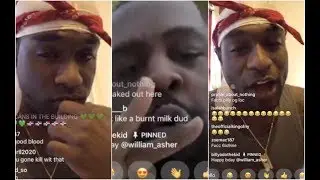 6ix9ine Boy Billy Ado Confronts Fake Bay Area Blood On Instagram Live