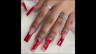 Red nails inspo