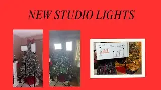 UNBOX MY STUDIO LIGHTS WITH ME | #studiolights VLOGMAS DAY 9 :
