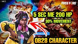 FF NEW EVENT - NEW CHARACTER IN FREE FIRE OB28 UPDATE || 24kGoldn Mood ❤️ ( FreeFire Highlights )