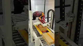 Automatic carton sealing machine can automatically seal cartons of different sizes