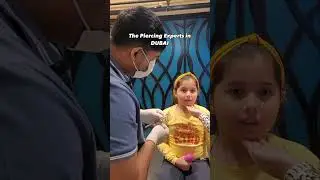 The Expert's Magic: Pain Free Kid Ear Piercing!! #earpiercing #dubai #bodypiercing #nopain #piercing