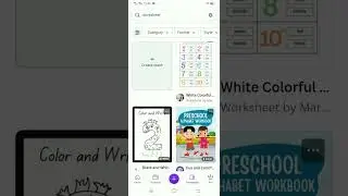 how to create worksheet on canva (Free) #viralvideo #worksheet #canva #short