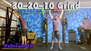30-20-10 Grind: Ski Erg, Push Jerk & GHD Sit-Ups!