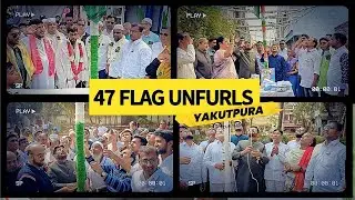 77th India Republic Day: Yakutpura MLA Jaffar Hussain Meraj Ne 47 Locations Par Indian Flag Lehraya