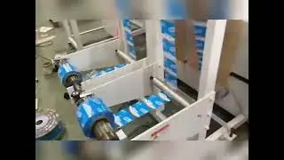 Barrel Mineral Water Curved Bottle Mouth Sealing Bag Making Machine