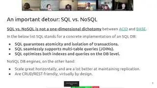 System Design Meetup 2021-Sep-16: DBs and OLTP
