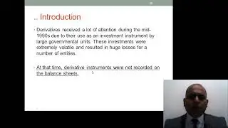 Financial Reporting: CH5 Derivative Instrument LO1