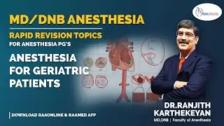 Anesthesia for Geriatric Patients