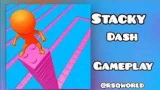 Stacky Dash game Level 89 to 95 gameplay 