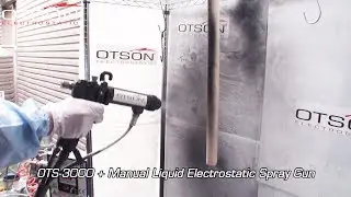 OTS 3000 New Features  Manual Liquid Electrostatic Spray Gun