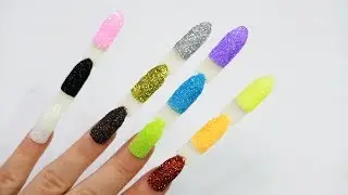 Extreme Nail Arts 15 Glitter Shimmer Shine 1 Finger 3 Nails