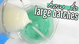 How to Make Large Batches of Cosmetics - Homemade Aloe Face Wash