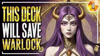 This NEW SARGERAS WARLOCK Deck Went UNDEFEATED in Theorycrafting! | Hearthstone Standard | TITANS