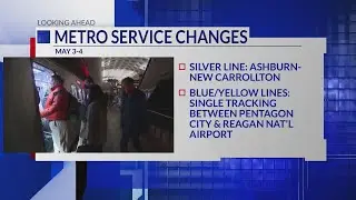 Metro service changes for Cinco de Mayo weekend