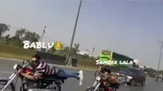 Arbab bablu Vs sameer lala frestyle race 😳💘