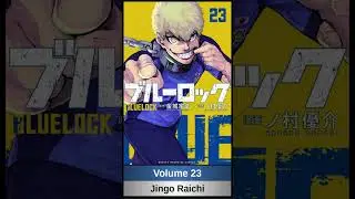 All manga cover in Blue Lock and Blue Lock: Episode Nagi.