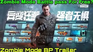 Zombie Mode Battle pass for Free & Trailer COD Mobile