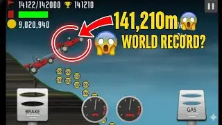 141,210m WORLD RECORD 😱 | Monkey Hill Racing | FoRocus With Me| Hill Climb Racing #worldrecord 