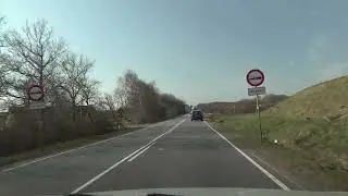 Car ride Køre ud i sommerlandene. Skive-Lyne UHD/4K /HDR Video 01