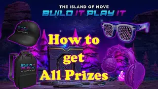 How to get all Prizes from Build it Play it Event | Cardio Cans Hat | All Codes | Island of Move