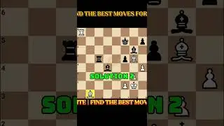 🧠Spot the Winning Move for White Before Time Runs Out! ⏱️ #chessgame #trending #shortvideo
