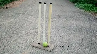 How to make stumps at home - How I made my own Stumps - How to make cricket stumps