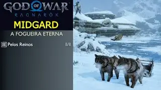 A Fogueira Eterna - Midgard - God of War Ragnarök - Todos os colecionáveis.