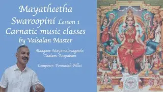 Eps 134 Mayatheetha Swaroopini Lesson 1 Raagam Mayamalavagowla Valsalan Master’s Carnatic classes