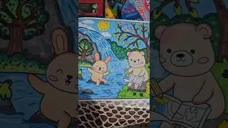Comfy days cachoeira #bobbiegoodscoloringbook #comfydays #arte #colorir #art