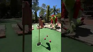 Grinchy tees off!  #grinch #perth #christmas #fyp #grinchytok23 #golf