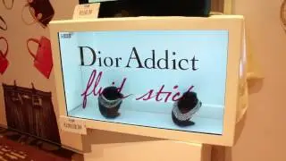 Big size Transparent LCD screen advertising Player