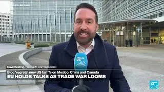 America's military and economic threats against Europe dominate EU summit